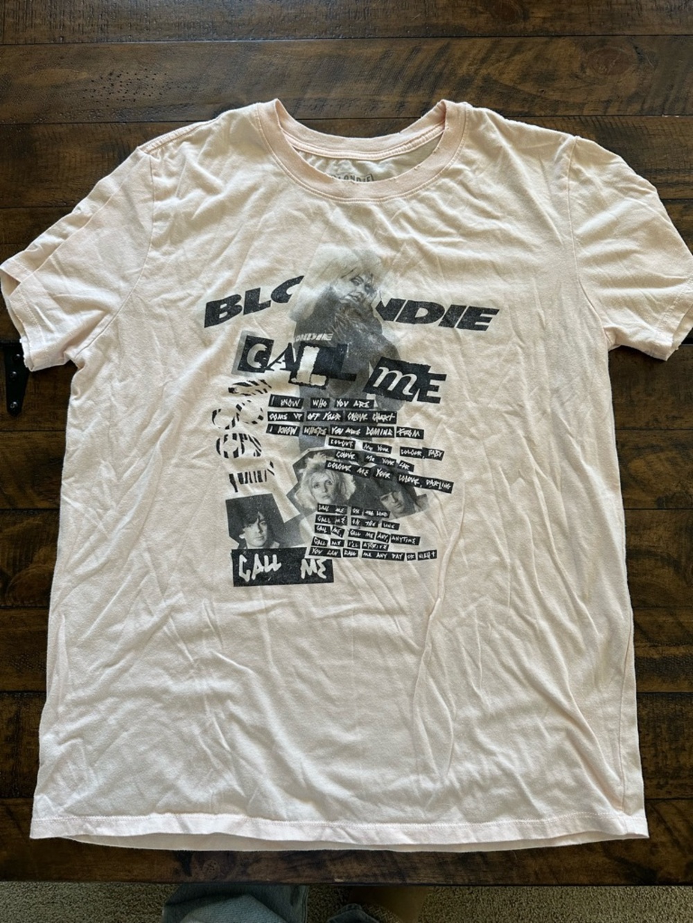 Blondie 'Call Me' Graphic T-Shirt - Light Pink